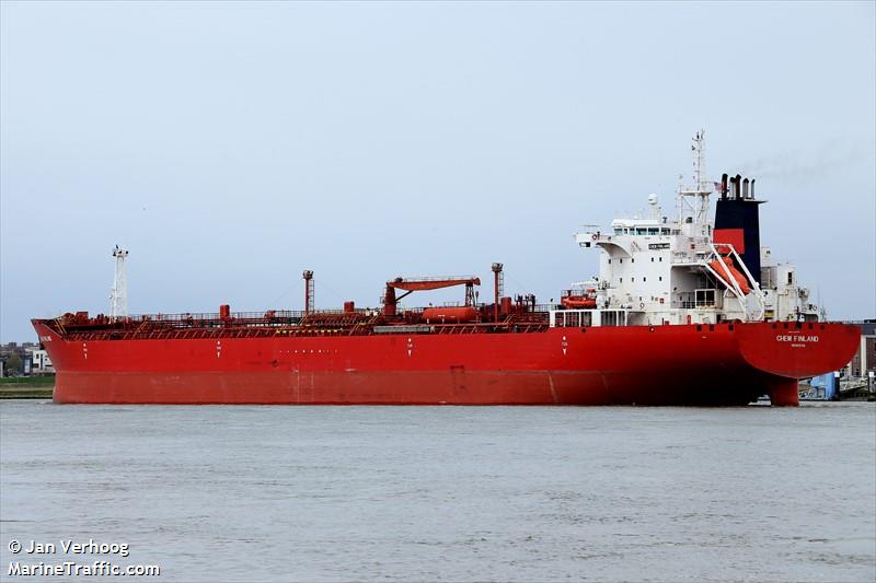 chem finland (Chemical/Oil Products Tanker) - IMO 9234587, MMSI 636020021, Call Sign D5XH3 under the flag of Liberia
