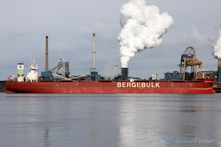 berge hoverla (Bulk Carrier) - IMO 9497359, MMSI 636020304, Call Sign D5YP6 under the flag of Liberia