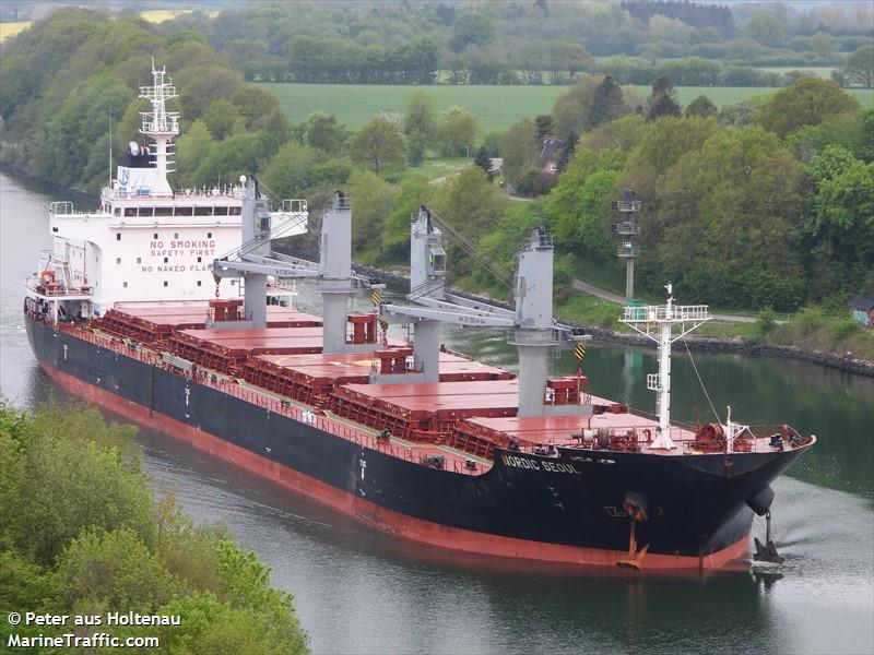 nordic seoul (Bulk Carrier) - IMO 9649861, MMSI 636092785, Call Sign D5OG8 under the flag of Liberia