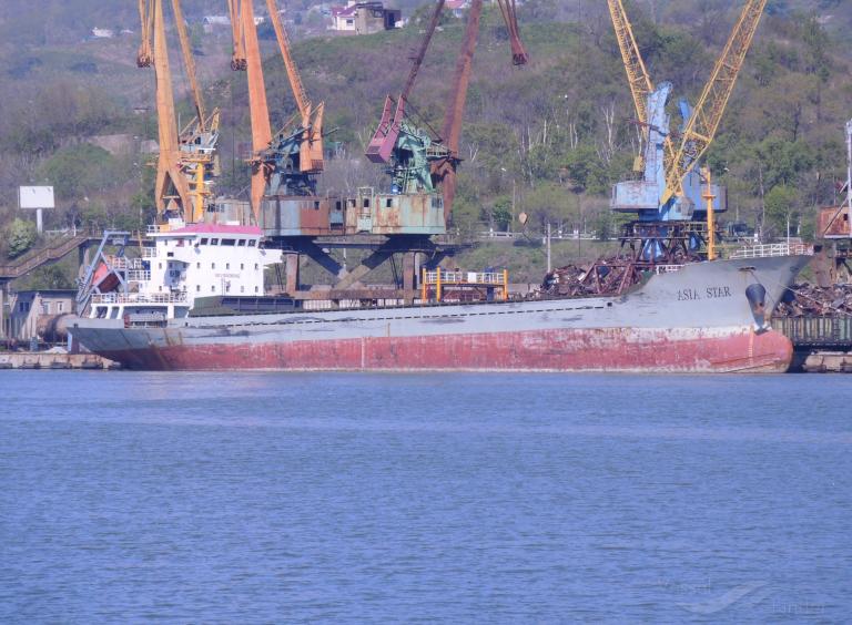 asia star (General Cargo Ship) - IMO 9405136, MMSI 667001307, Call Sign 9LU2110 under the flag of Sierra Leone