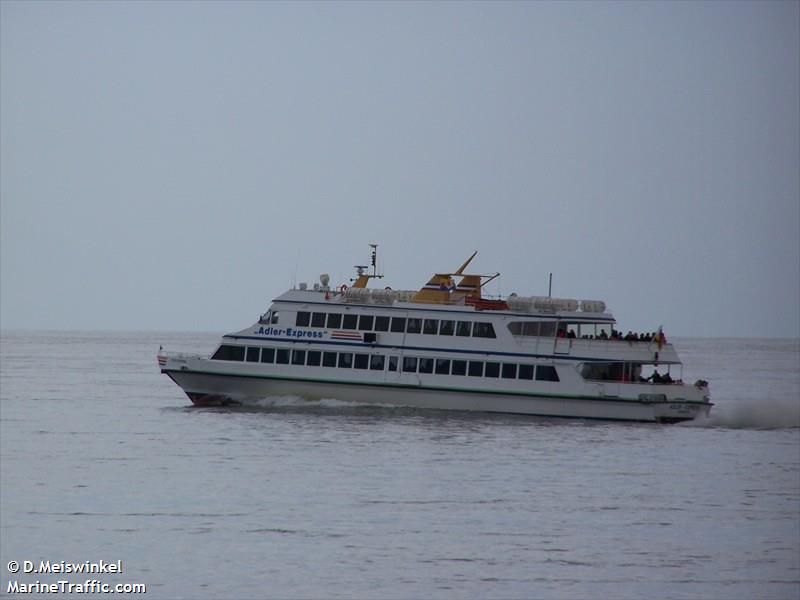 adler express (Passenger Ship) - IMO 9073098, MMSI 211209290, Call Sign DLXA under the flag of Germany