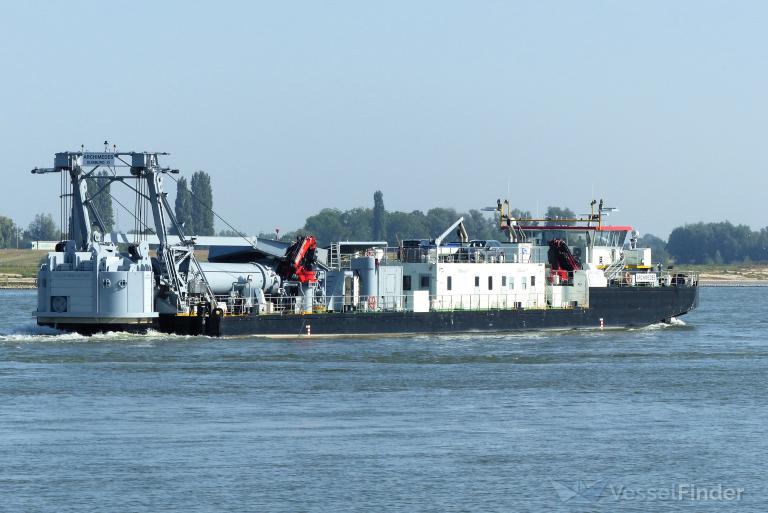 archimedes (Dredging or UW ops) - IMO , MMSI 211327340, Call Sign DC2505 under the flag of Germany