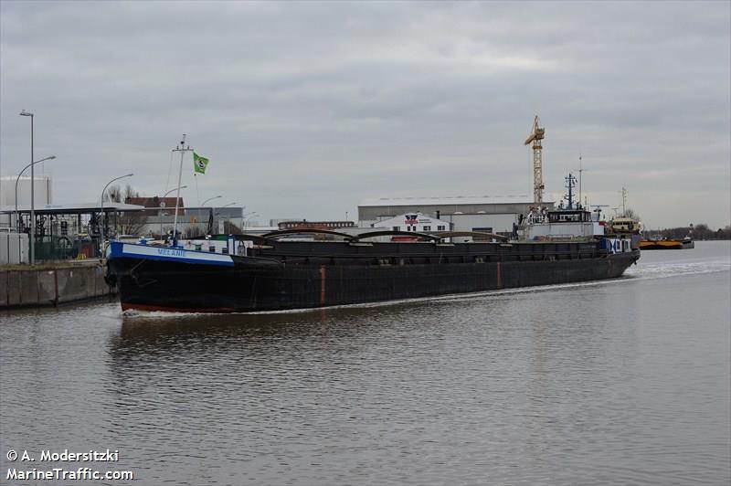 melanie (Cargo ship) - IMO , MMSI 211467160, Call Sign DB2470 under the flag of Germany