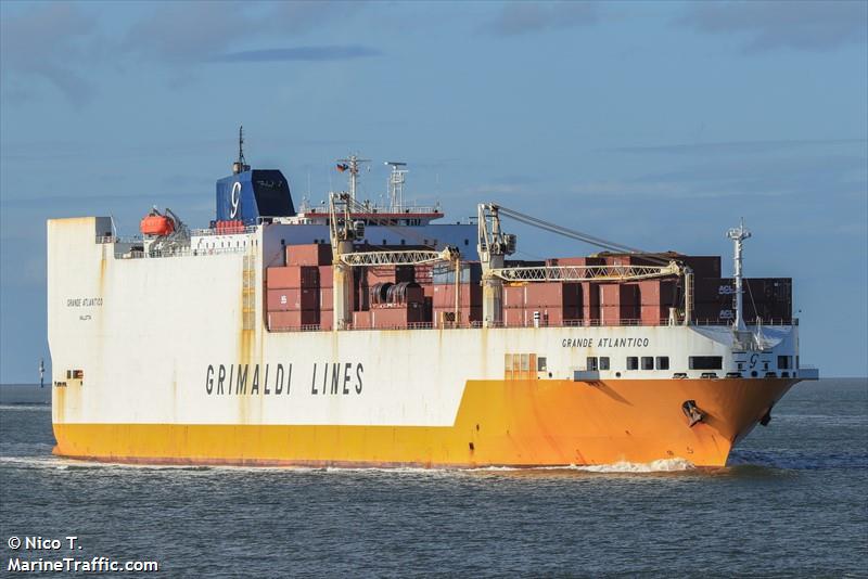 grande atlantico (Ro-Ro Cargo Ship) - IMO 9130951, MMSI 215665000, Call Sign 9HA5235 under the flag of Malta