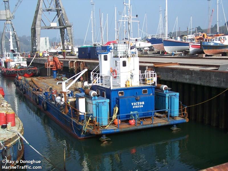 victor (Deck Cargo Ship) - IMO 8985543, MMSI 219010747, Call Sign OXBW2 under the flag of Denmark