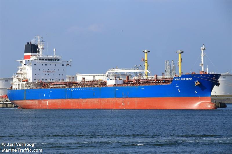 nord superior (Chemical/Oil Products Tanker) - IMO 9692129, MMSI 219598000, Call Sign OWPA2 under the flag of Denmark