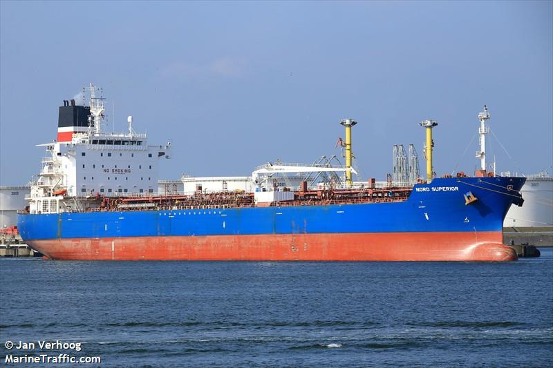 nord superior (Chemical/Oil Products Tanker) - IMO 9692129, MMSI 219598000, Call Sign OWPA2 under the flag of Denmark