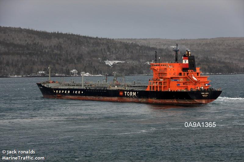 torm laura (Chemical/Oil Products Tanker) - IMO 9375616, MMSI 220603000, Call Sign OULU2 under the flag of Denmark