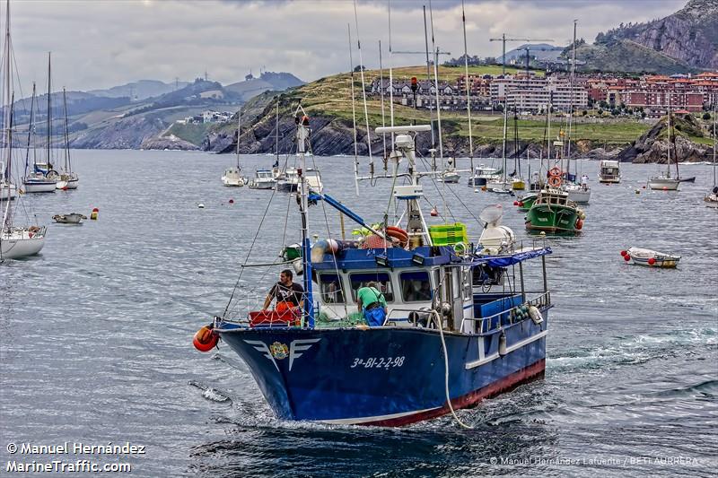 beti aurrera (Fishing vessel) - IMO , MMSI 224225380 under the flag of Spain
