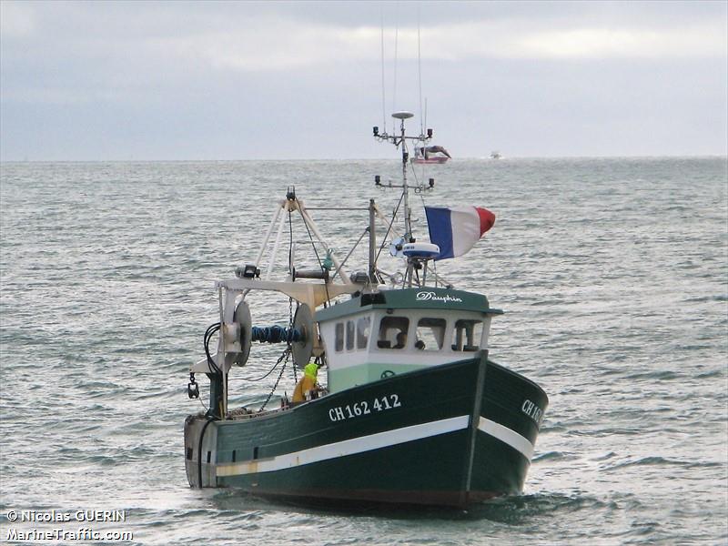 fv dauphin (Fishing vessel) - IMO , MMSI 227318740, Call Sign FS7159 under the flag of France
