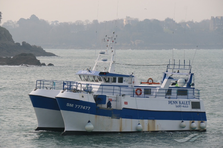 fv penn kalet (Fishing vessel) - IMO , MMSI 227413000, Call Sign FQQA under the flag of France