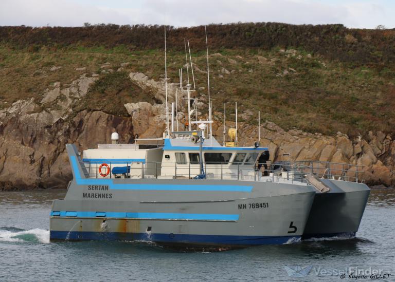 fv sertan (Fishing vessel) - IMO , MMSI 227418000, Call Sign FQQZ under the flag of France