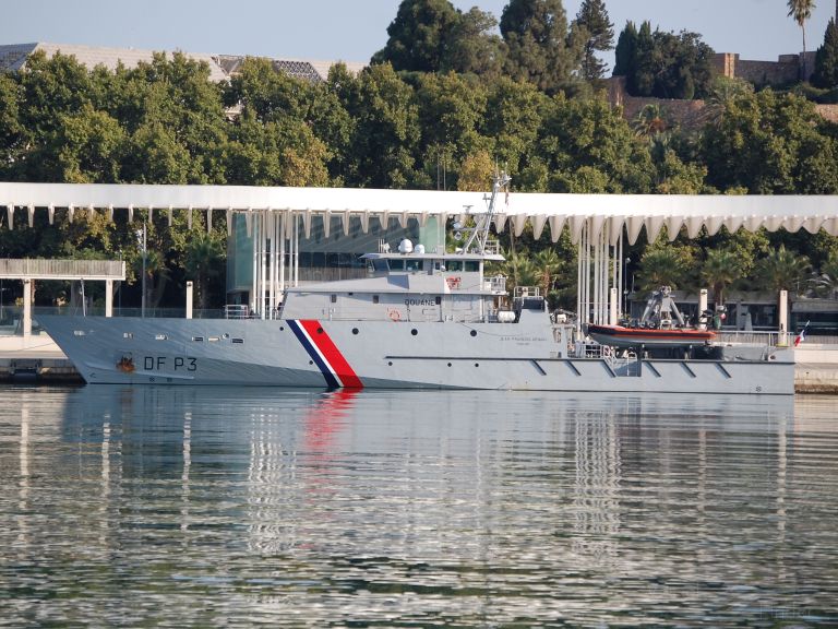 jean francois deniau (Patrol Vessel) - IMO 9760691, MMSI 228053600, Call Sign FIQK under the flag of France