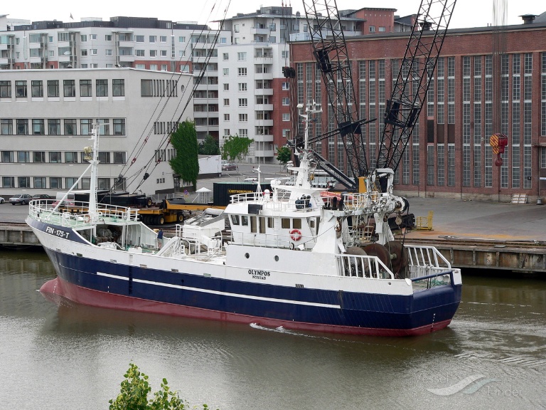 olympos (Fishing Vessel) - IMO 8719152, MMSI 230987140, Call Sign OI-7939 under the flag of Finland