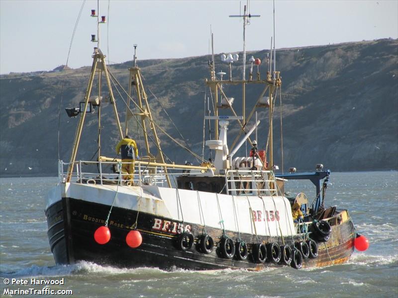 budding rose sh116 (Fishing vessel) - IMO , MMSI 232354000, Call Sign MKEX under the flag of United Kingdom (UK)