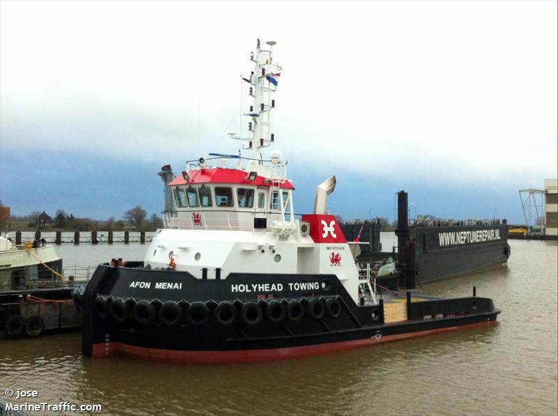 afon menai (Tug) - IMO 9751420, MMSI 235106283, Call Sign 2HSM6 under the flag of United Kingdom (UK)