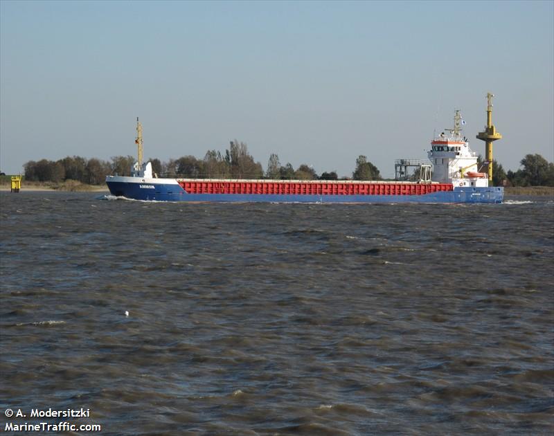 ammon (General Cargo Ship) - IMO 9319428, MMSI 244027000, Call Sign PBCW under the flag of Netherlands