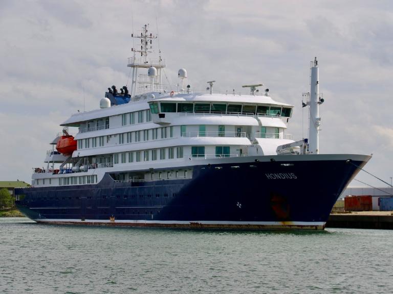 hondius (Passenger (Cruise) Ship) - IMO 9818709, MMSI 244327000, Call Sign PCEP under the flag of Netherlands