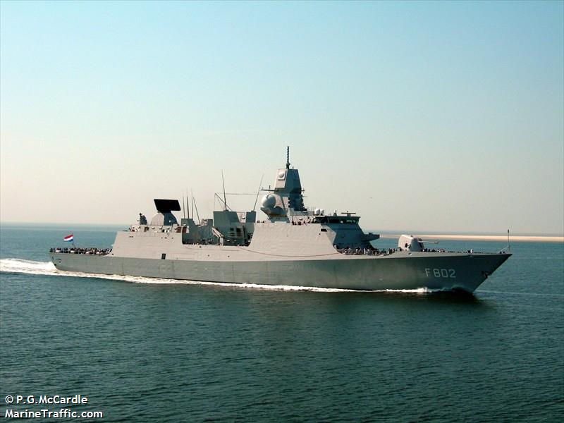 hnlms de zeven prov (Military ops) - IMO , MMSI 244911000, Call Sign PAEQ under the flag of Netherlands