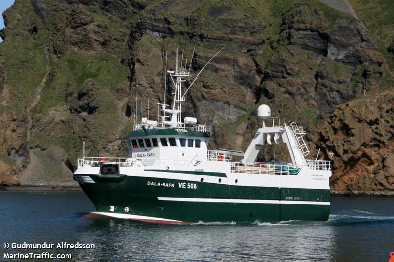dala rafn (Fishing Vessel) - IMO 9460148, MMSI 251803110, Call Sign TFRI under the flag of Iceland