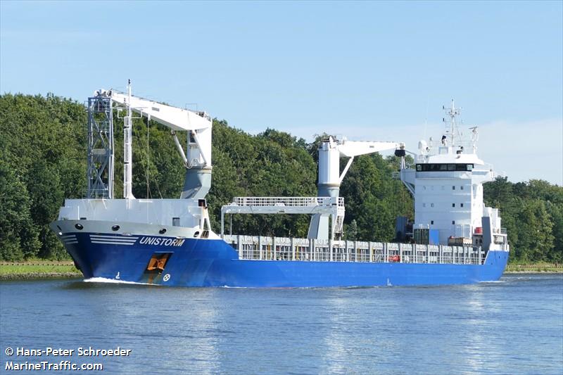 unistorm (General Cargo Ship) - IMO 9369083, MMSI 255806381, Call Sign CQEH2 under the flag of Madeira