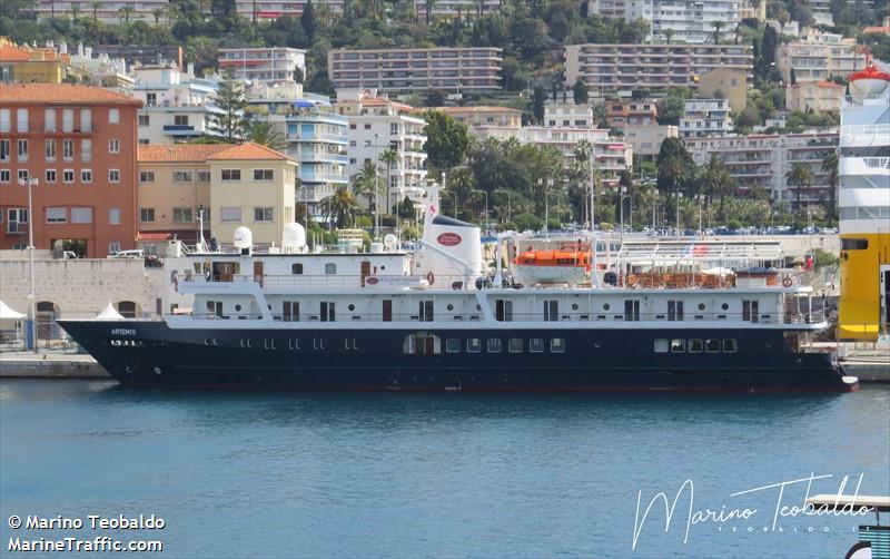 artemis (Passenger (Cruise) Ship) - IMO 9398010, MMSI 256436000, Call Sign 9HUL8 under the flag of Malta