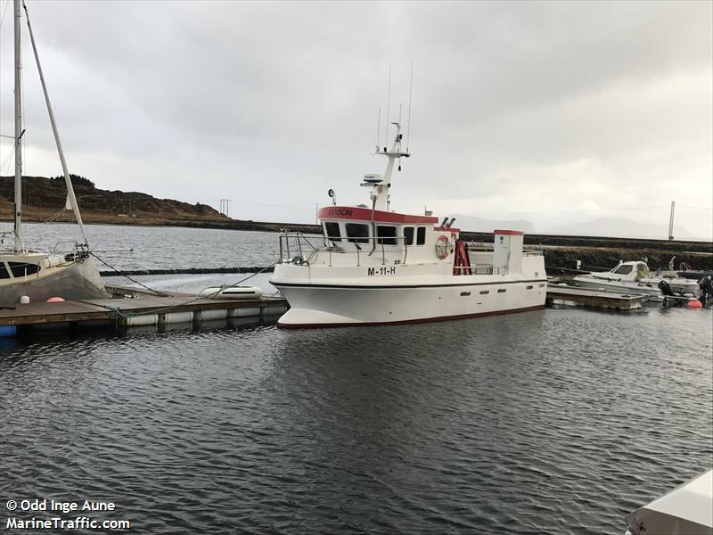 edison (Fishing vessel) - IMO , MMSI 257703600, Call Sign LG5786 under the flag of Norway