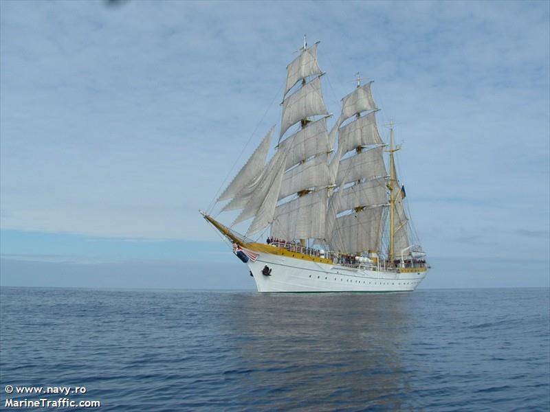 mircea (Sailing vessel) - IMO , MMSI 264800057, Call Sign YQBX under the flag of Romania