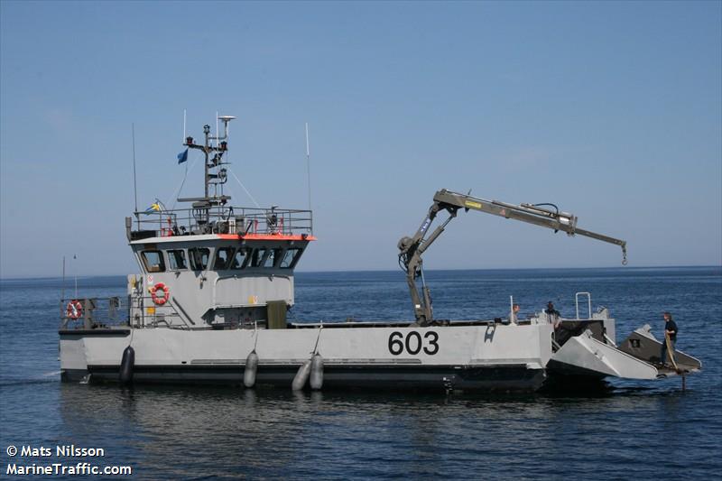 svk-603 faro (Cargo ship) - IMO , MMSI 265611640, Call Sign SFE2601 under the flag of Sweden