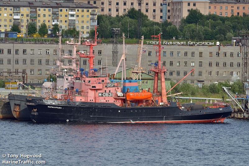 murmanryba (Tug) - IMO 7830868, MMSI 273217800, Call Sign UASP under the flag of Russia