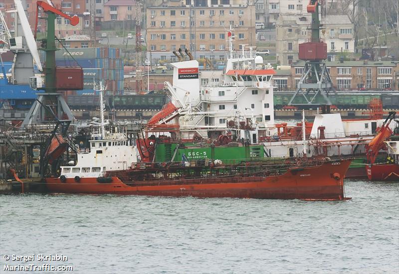 crystal (Chemical Tanker) - IMO 9009841, MMSI 273340120, Call Sign UBVE3 under the flag of Russia