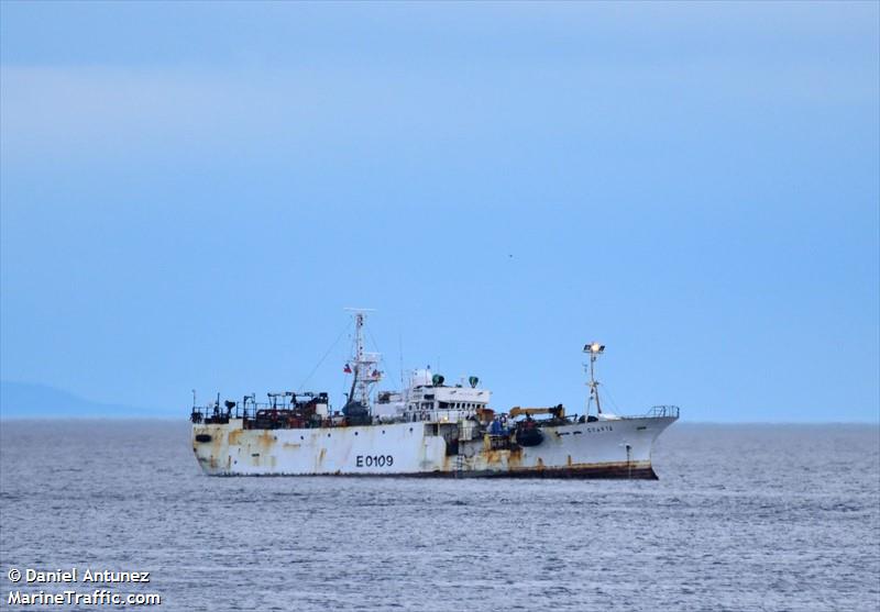 sparta (Fishing Vessel) - IMO 8809361, MMSI 273345230, Call Sign UIBS under the flag of Russia
