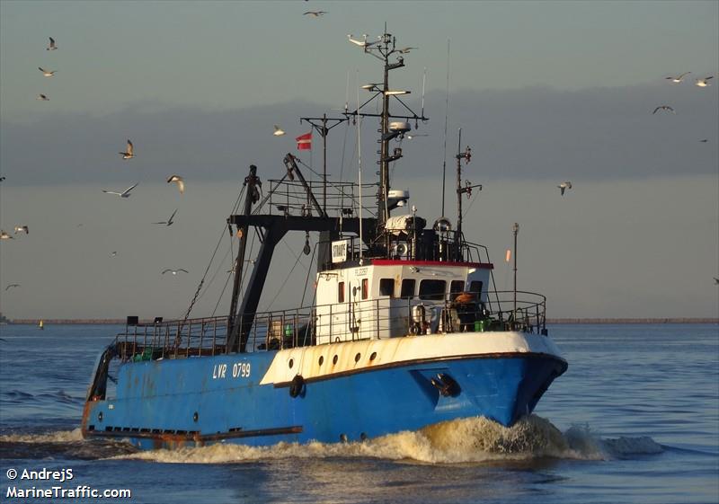 straupe (Fishing Vessel) - IMO 8897758, MMSI 275220000, Call Sign YL2297 under the flag of Latvia