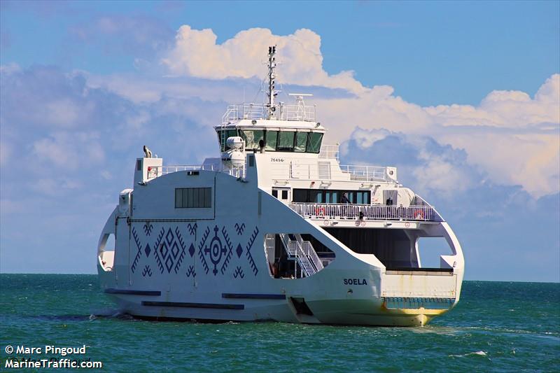 soela (Passenger/Ro-Ro Cargo Ship) - IMO 9776494, MMSI 276006070, Call Sign ES3243 under the flag of Estonia