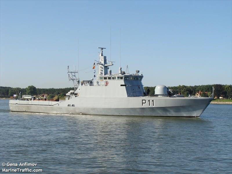 ltu warship p11 (Military ops) - IMO , MMSI 277154000, Call Sign LYPA under the flag of Lithuania