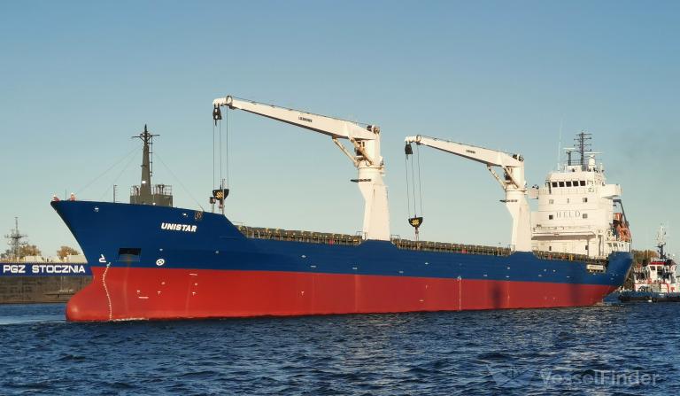 unistar (General Cargo Ship) - IMO 9559901, MMSI 305826000, Call Sign V2FW7 under the flag of Antigua & Barbuda