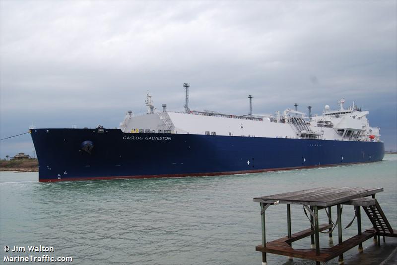 gaslog galveston (LNG Tanker) - IMO 9864928, MMSI 310806000, Call Sign ZCEZ3 under the flag of Bermuda