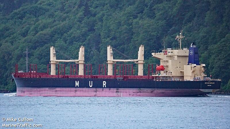 african warbler (General Cargo Ship) - IMO 9852717, MMSI 311000878, Call Sign C6EF3 under the flag of Bahamas