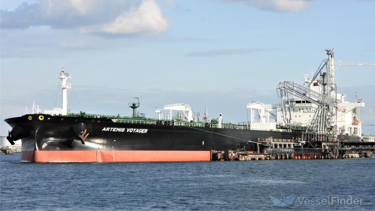 artemis voyager (Crude Oil Tanker) - IMO 9878905, MMSI 311000903, Call Sign C6EI4 under the flag of Bahamas