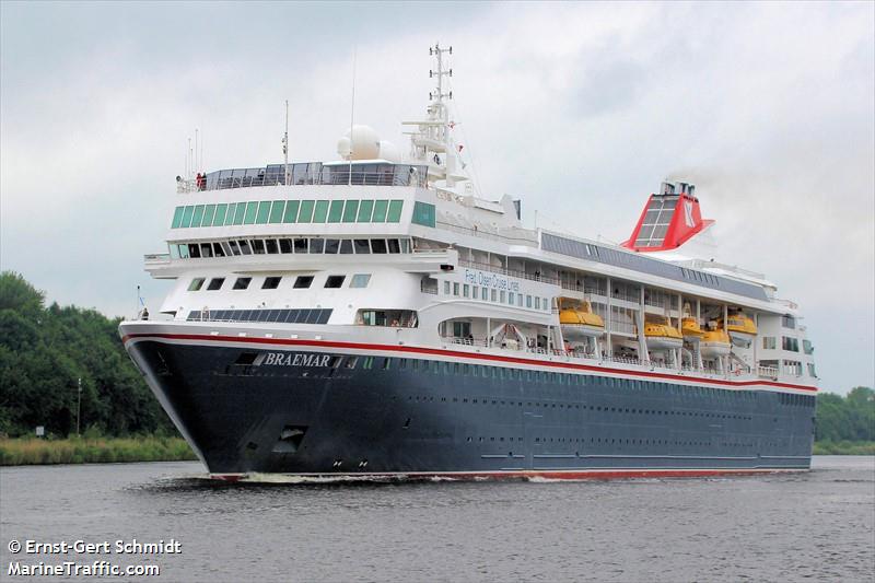 braemar (Passenger (Cruise) Ship) - IMO 9000699, MMSI 311541000, Call Sign C6SY7 under the flag of Bahamas