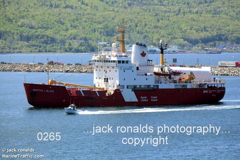 martha black (Buoy/Lighthouse Vessel) - IMO 8320432, MMSI 316039000, Call Sign CGCC under the flag of Canada