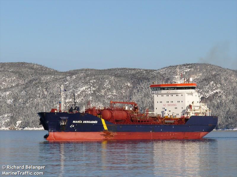 maria desgagnes (Chemical/Oil Products Tanker) - IMO 9163752, MMSI 316285000, Call Sign VCWL under the flag of Canada