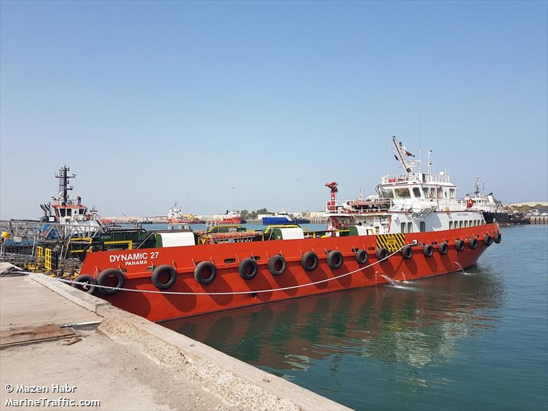 dynamic 27 (Offshore Tug/Supply Ship) - IMO 9789594, MMSI 351953000, Call Sign HP5646 under the flag of Panama