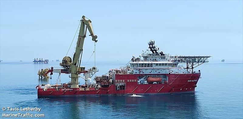 said aletheia (Offshore Support Vessel) - IMO 9774965, MMSI 352999000, Call Sign 3FJH9 under the flag of Panama