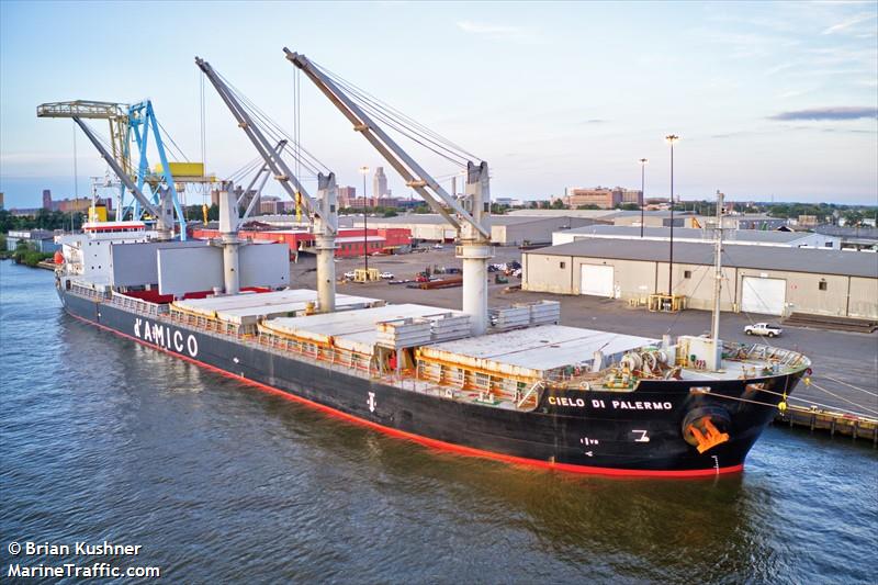 cielo di palermo (General Cargo Ship) - IMO 9606003, MMSI 355655000, Call Sign 3FRS8 under the flag of Panama