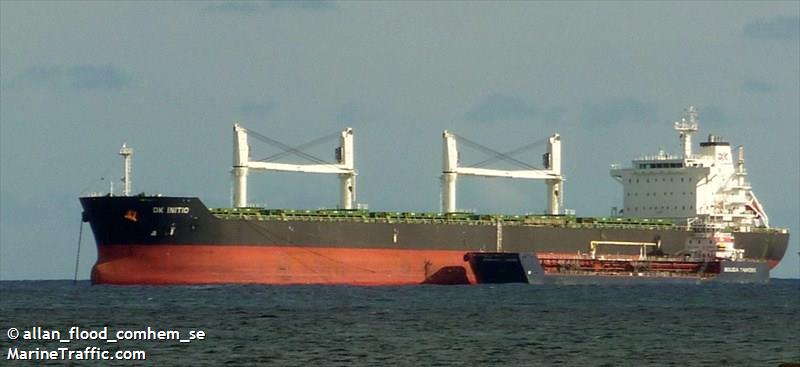 dk initio (Bulk Carrier) - IMO 9528160, MMSI 356411000, Call Sign H3UU under the flag of Panama