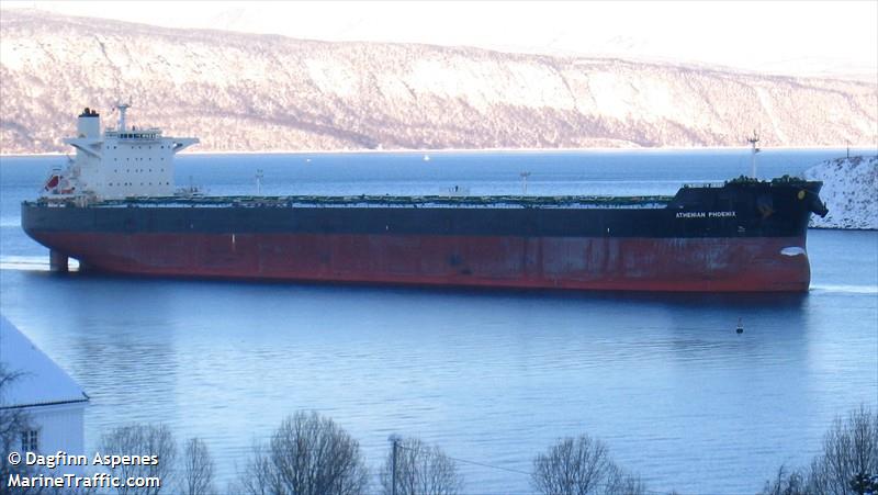 athenian phoenix (Bulk Carrier) - IMO 9451616, MMSI 356556000, Call Sign 3FPR6 under the flag of Panama