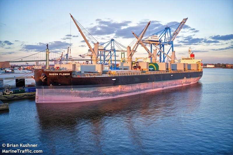 queen flower (Bulk Carrier) - IMO 9673604, MMSI 373337000, Call Sign 3FFT5 under the flag of Panama