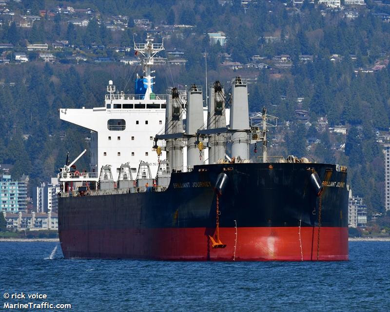 brilliant journey (Bulk Carrier) - IMO 9614995, MMSI 373569000, Call Sign 3FHG4 under the flag of Panama