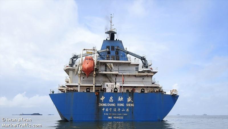 zhongchangrongsheng (Bulk Carrier) - IMO 9591222, MMSI 414449000, Call Sign BRHE under the flag of China